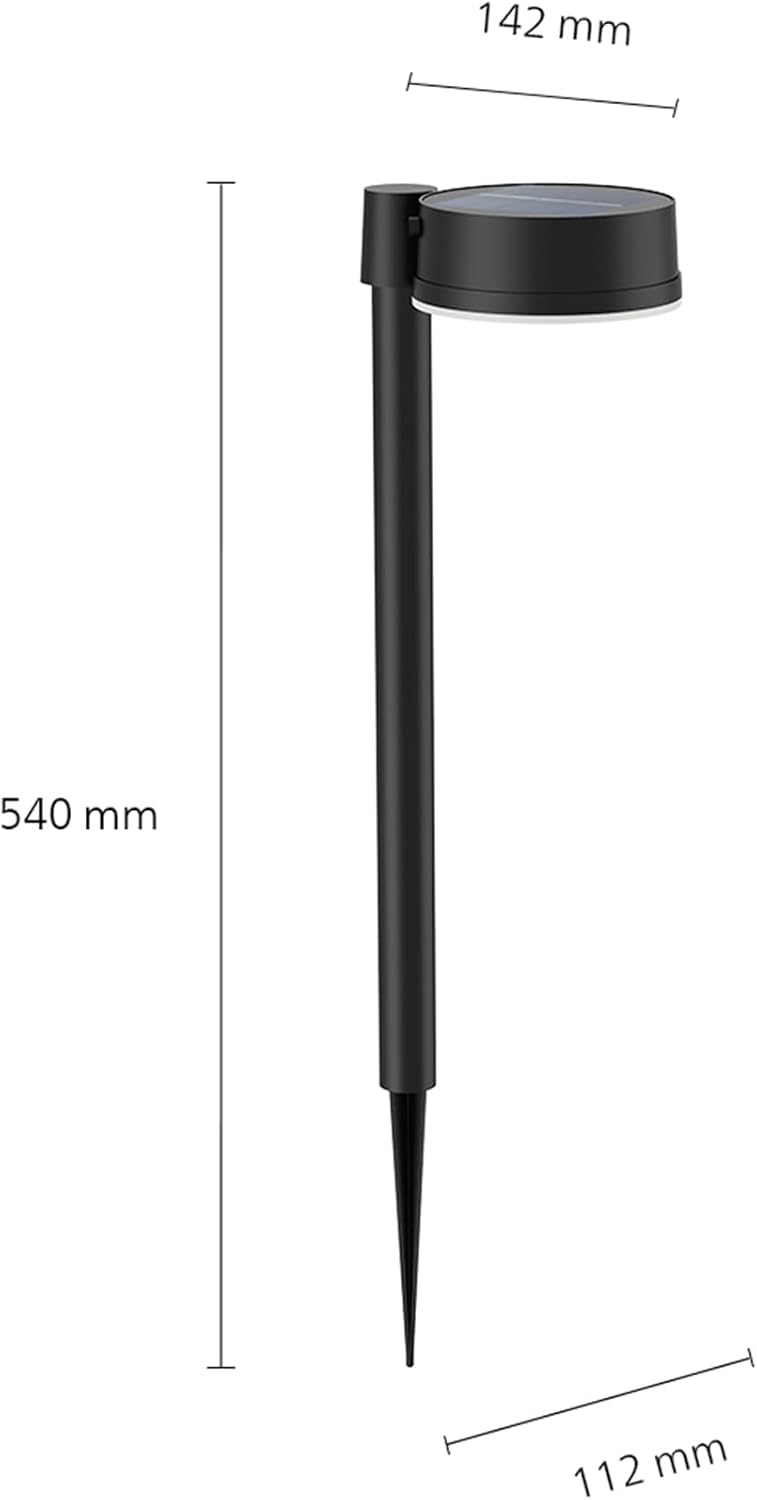 Philips Solar Vynce Ground Spike Round 1.5W