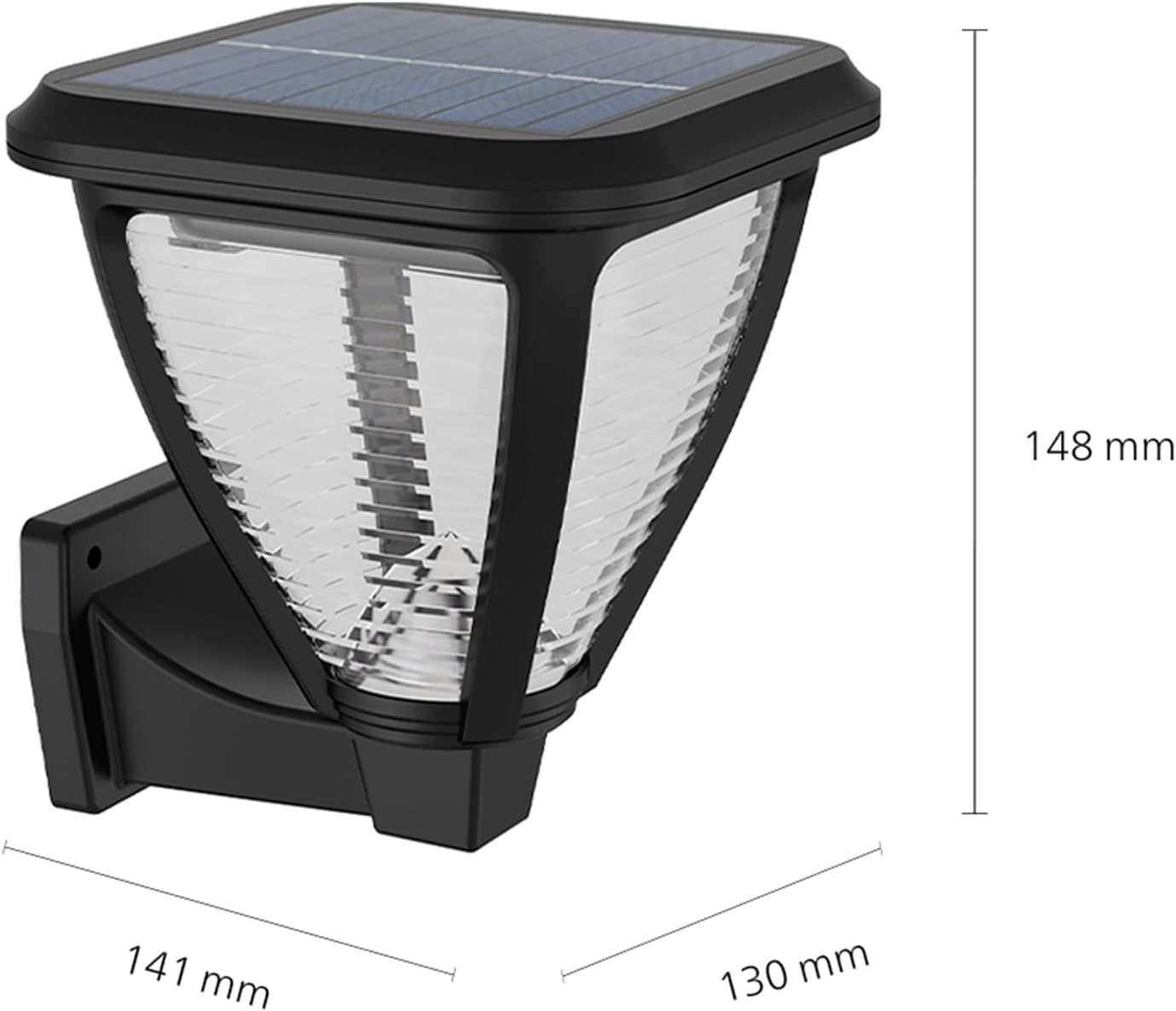 Philips Solar Vapora Outdoor Wall Light 1.5 W, Daylight Sensor, 2700 Kelvin, IP44