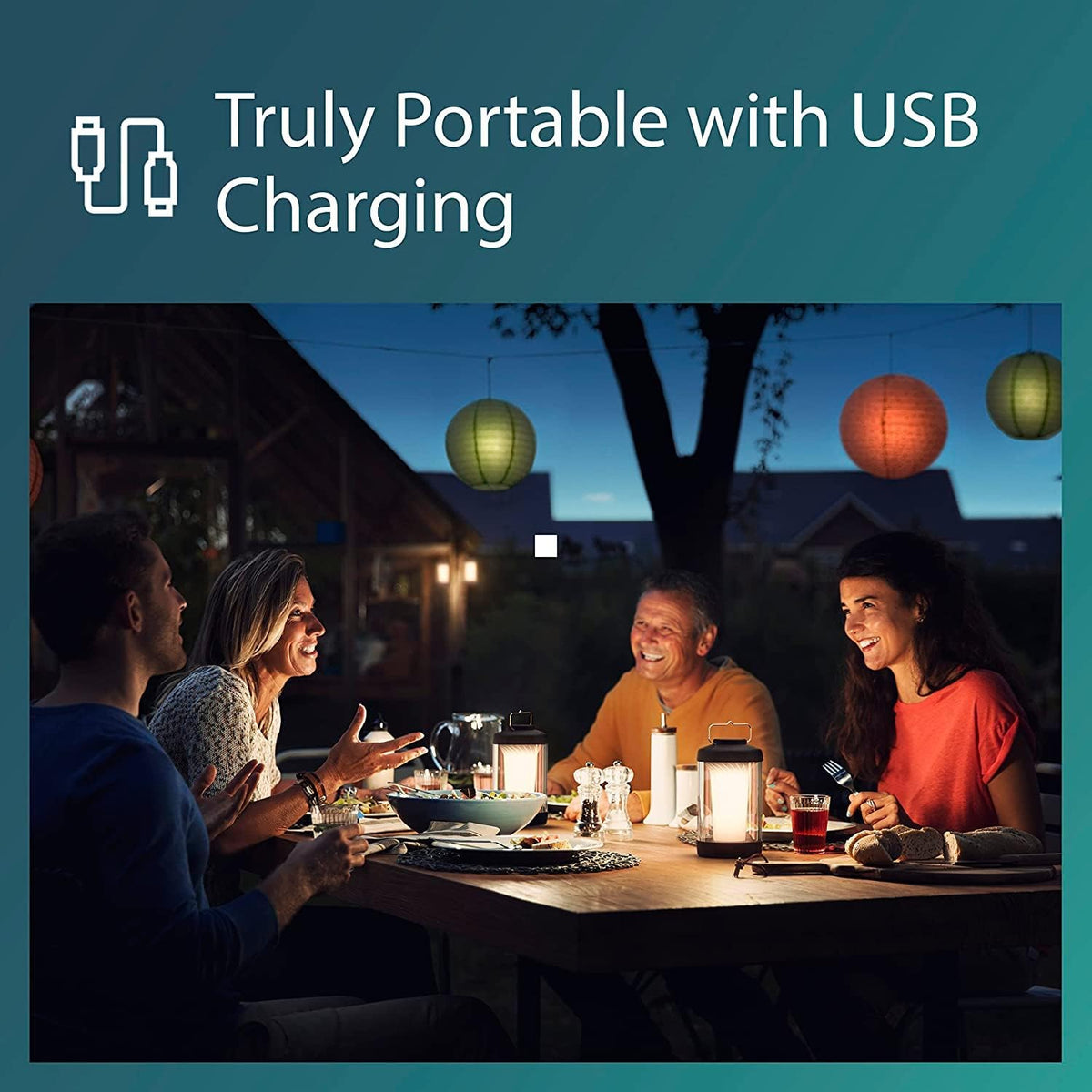 Philips Portable light - built-in battery Cicero DSK260 6W 50K BK USB
