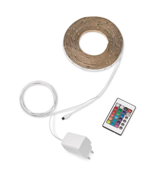 Philips MyCare Plug-and-Play RGB LED Lightstrip Kit — 5 m / 10 m / 15 m (24 V, Remote Included)