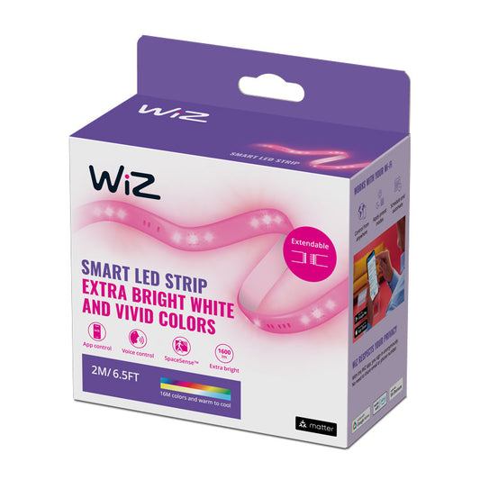 WiZ Smart Strip 2m - 2m Starter Kit - (Extendable with 1m extensions - up to 10m max) RGBW