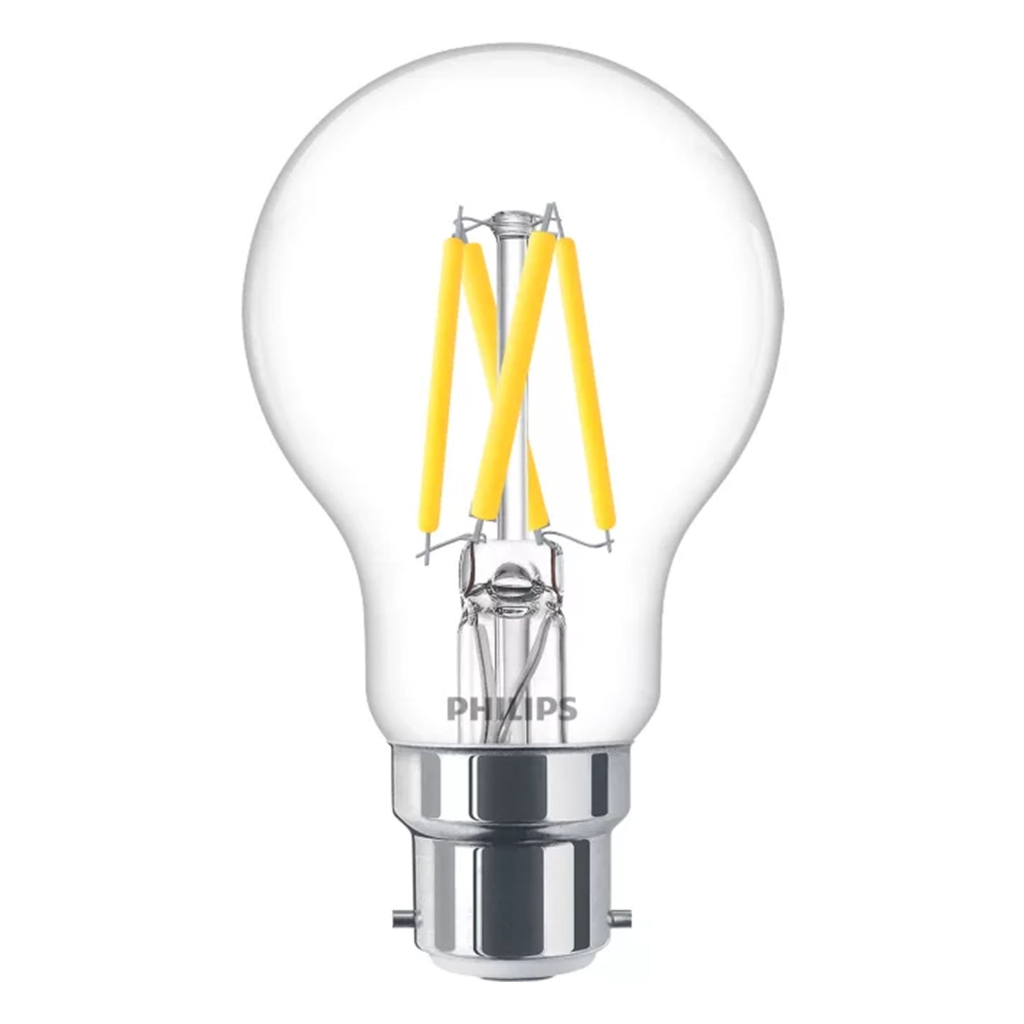 Philips LED Classic A60 3.4W 470lm Bulb Warm Glow Dimmable B22