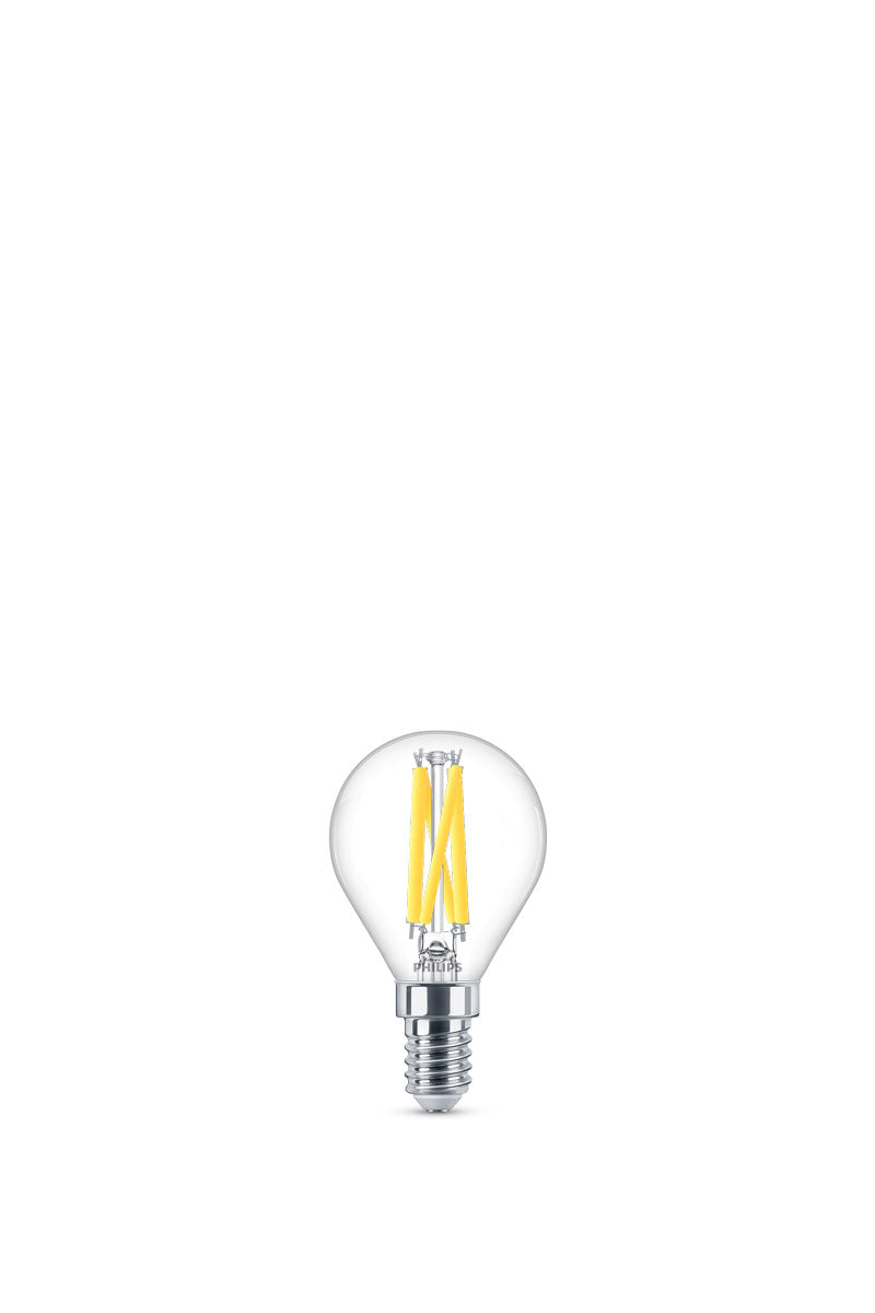Philips LED Classic Golf ball 3.4W 470lm Warm Glow Dimmable E14