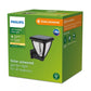 Philips Solar Vapora Outdoor Wall Light 1.5 W, Daylight Sensor, 2700 Kelvin, IP44