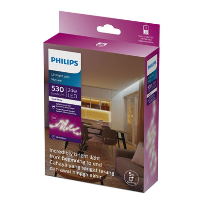 Philips MyCare Light Strip – 24 V Plug-&-Play – 5 m or 10 m – 2700 K / 4000 K / 6500 K (Cord Set Included)