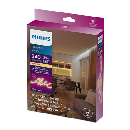 Philips MyCare Light Strip – 24 V Plug-&-Play – 5 m or 10 m – 2700 K / 4000 K / 6500 K (Cord Set Included)