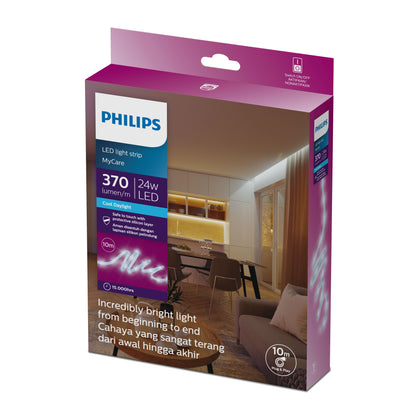 Philips MyCare Light Strip – 24 V Plug-&-Play – 5 m or 10 m – 2700 K / 4000 K / 6500 K (Cord Set Included)