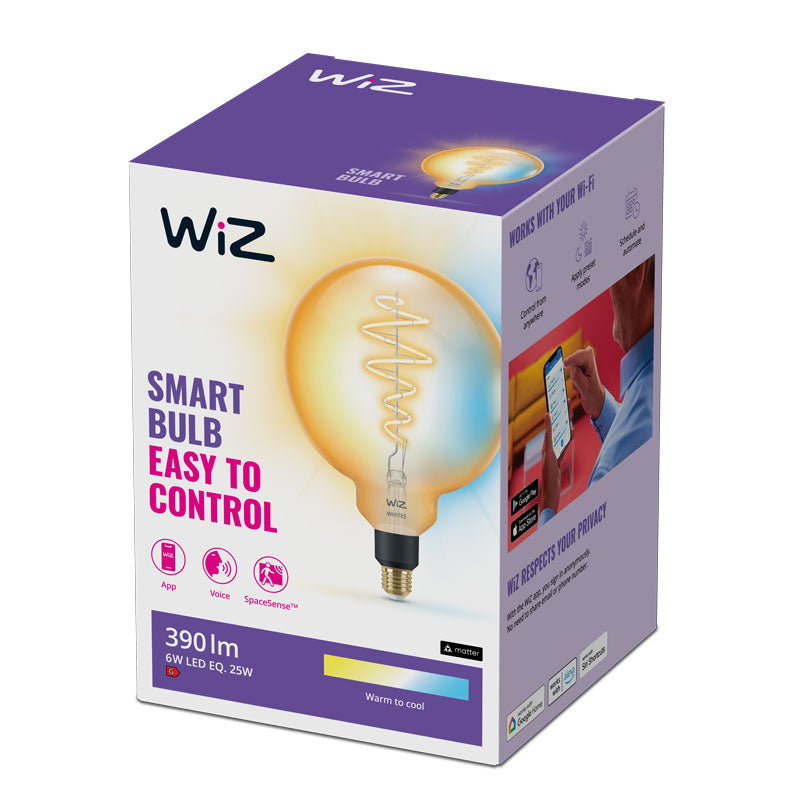 WiZ Smart classic filament bulb - clear G200 E27 TW