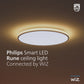 WiZ Rune Smart Ceiling Light 21W Full Colour Dual-Zone | Wi-Fi | Works with Alexa & Google