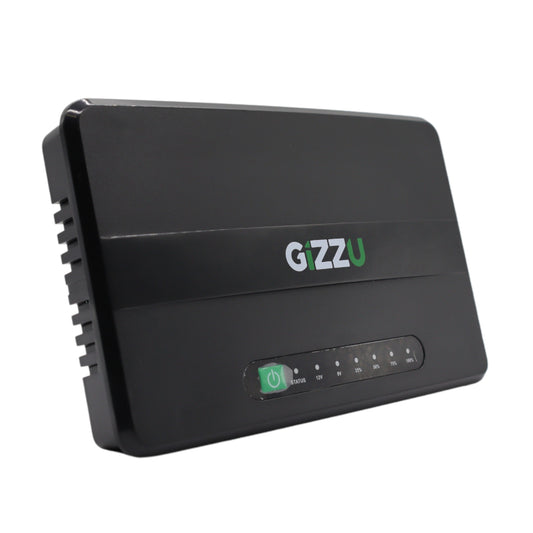 GIZZU 30W 32Wh 8800mAh Mini DC UPS for your Router – Black